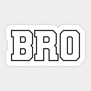 B R O Sticker